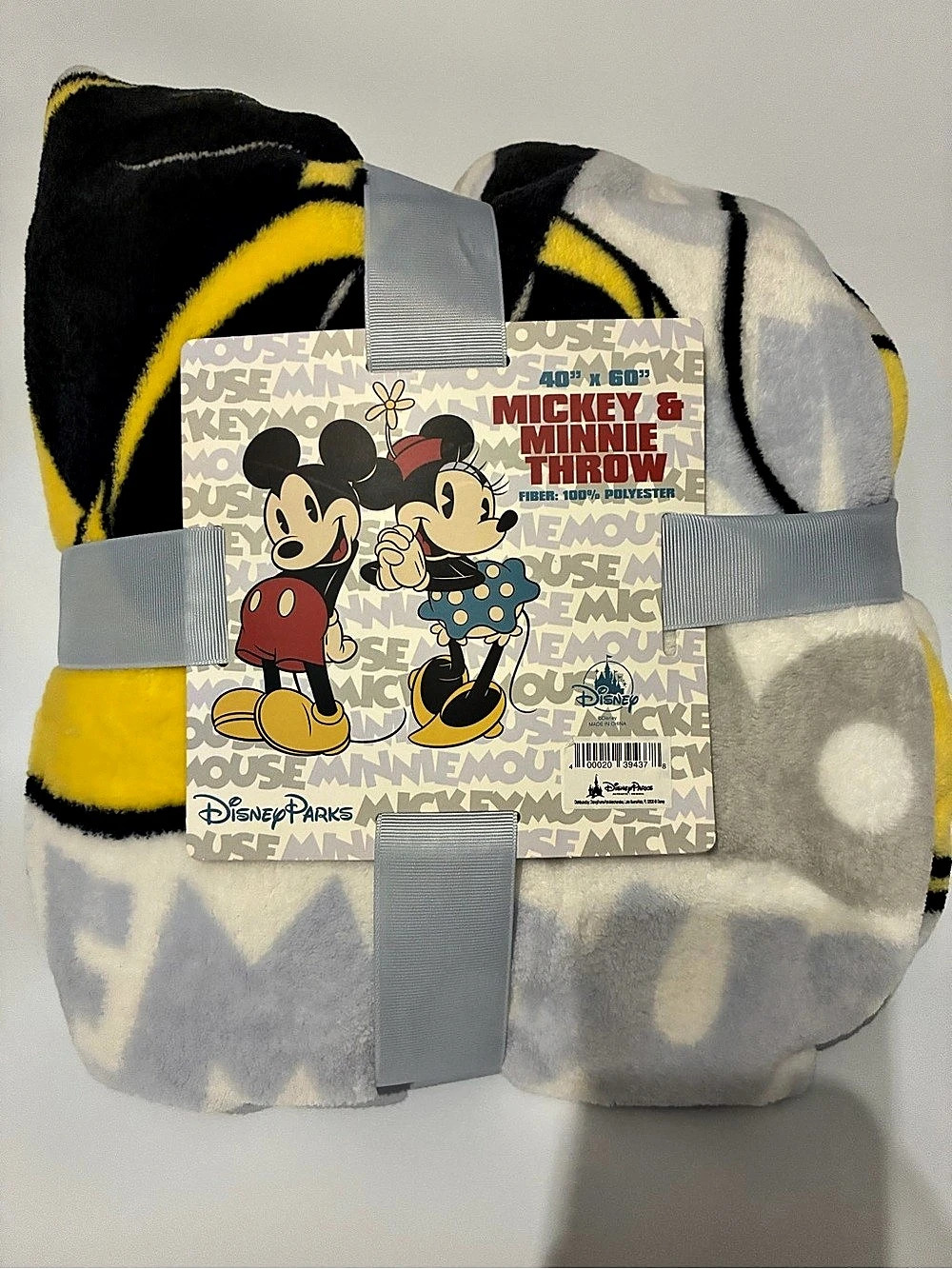 Disney Parks Mickey & Minnie Throw 40 x 60 Throw Blanket NWT